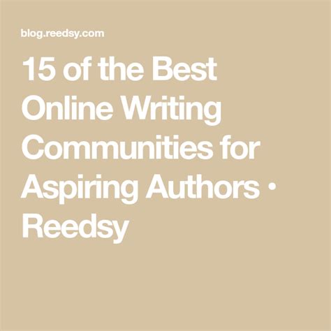 15 of the Best Online Writing Communities for Aspiring .